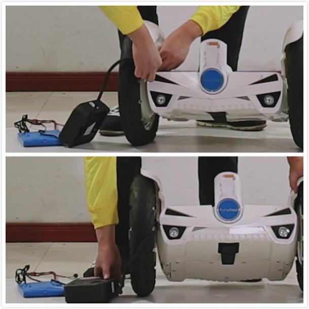 Smart electric self-balancing scooter