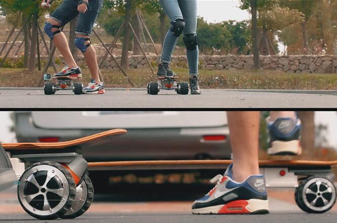 Thanks to the premium battery providing more output power, M3 motorized skateboard can gallop at full speed on the land.